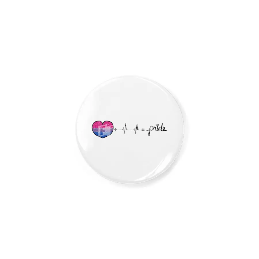 Bi-Sexual Pride Flag Heart + Heartbeat = Pride Design Açacak