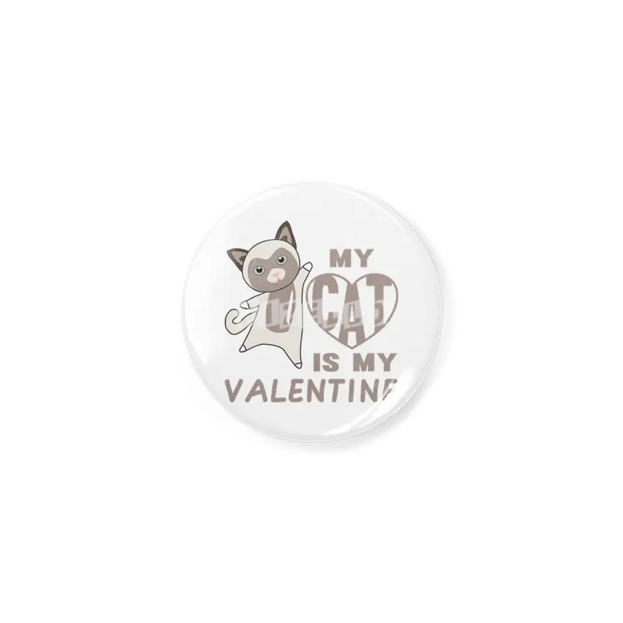 My Cat Is My Valentine Brown Cute Cats Açacak