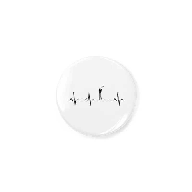 Heartbeat I EKG I Golf I Golfer I Ball I Gift Açacak