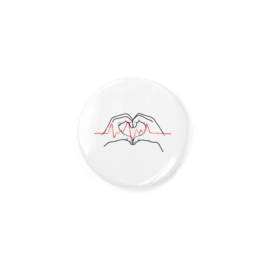 Heartbeat Design: Two Hands Forming a Heart with Fingers Açacak