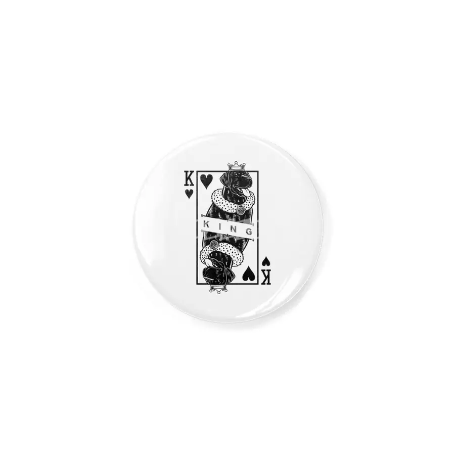Black Labrador Retriever King Of Hearts Funny Dog Pop Art Açacak