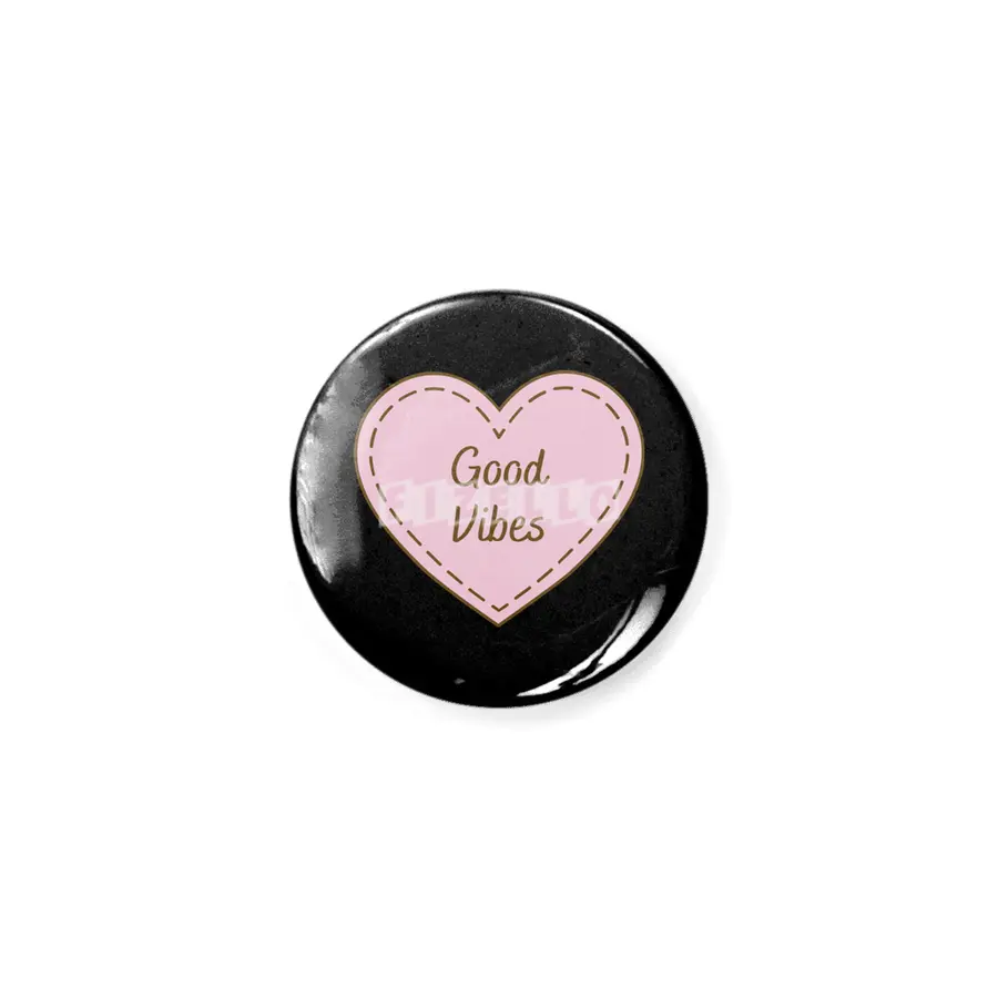 I Love Good Vibes Simple Heart Design Açacak