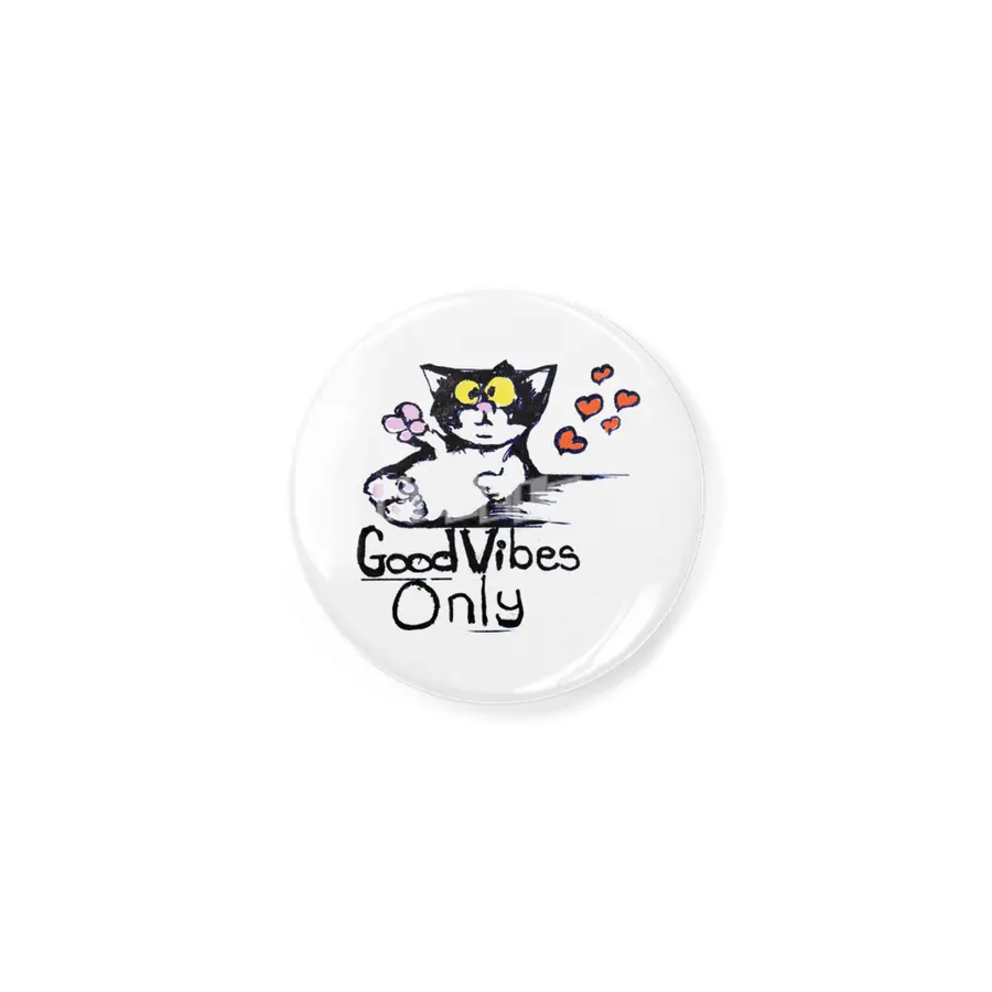 Fluffy cat wishes Good Vibes Only Açacak