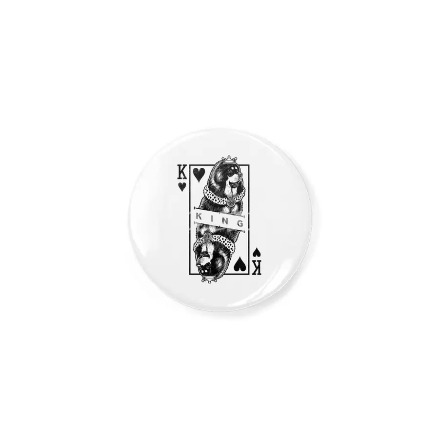 Tibetan Mastiff King Of Hearts Funny Dog Lover Pop Art Açacak
