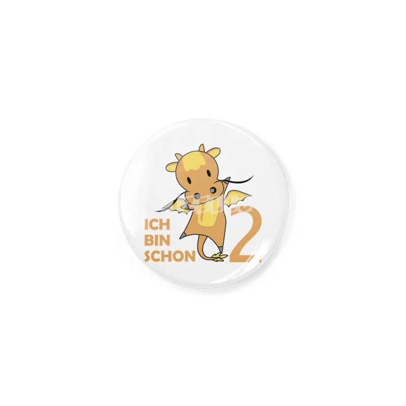 Dragon Yellow Two Years Old 2nd Birthday Fairy Açacak