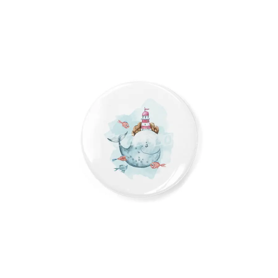 A cute whale watercolor illustration Açacak