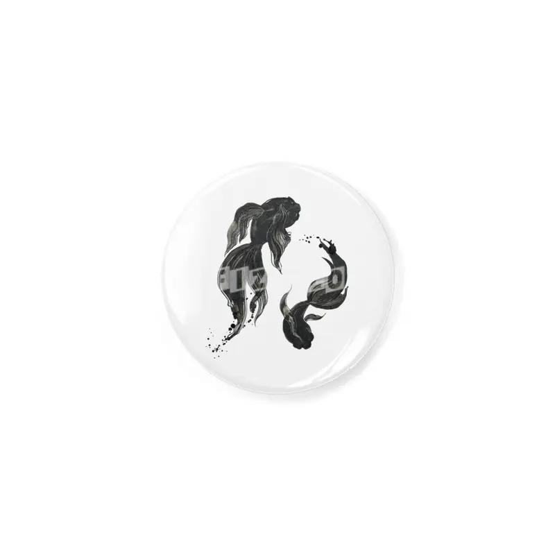Koi fishes in Japanese painting style. Açacak