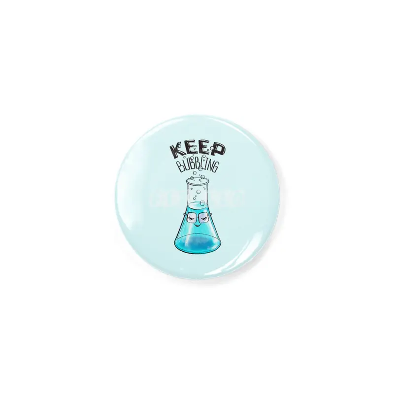 Cute Flask Character Nerdy Chemistry Lab Art Açacak