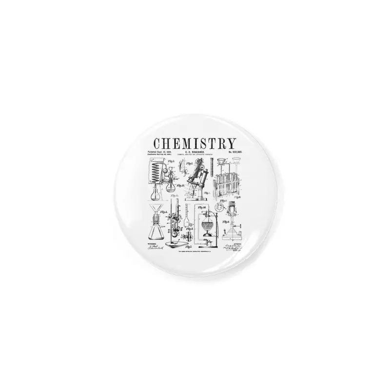Chemistry Teacher Student Science Laboratory Vintage Patent Açacak