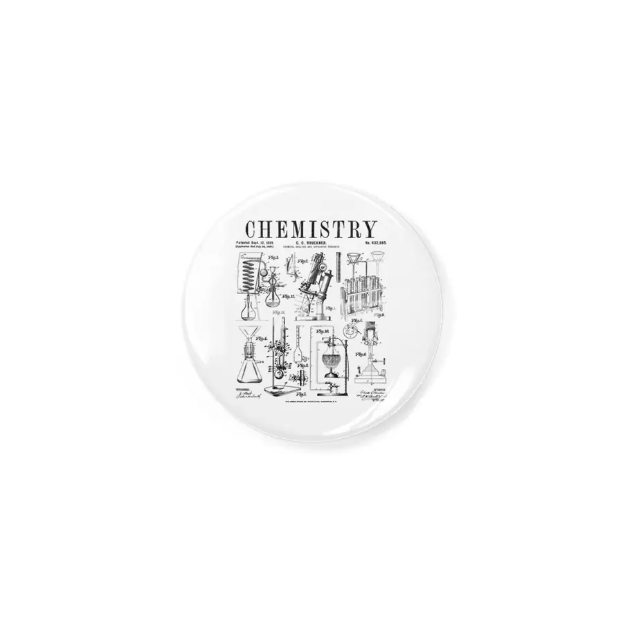 Chemistry Teacher Student Science Laboratory Vintage Patent Açacak