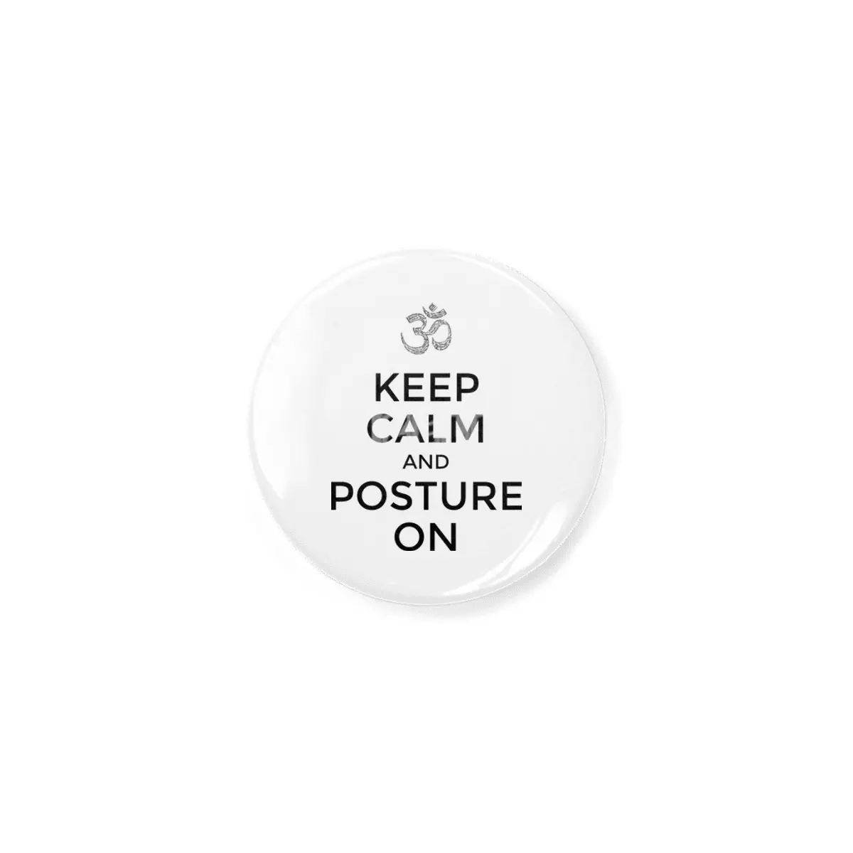 Yoga posture - keep calm Açacak