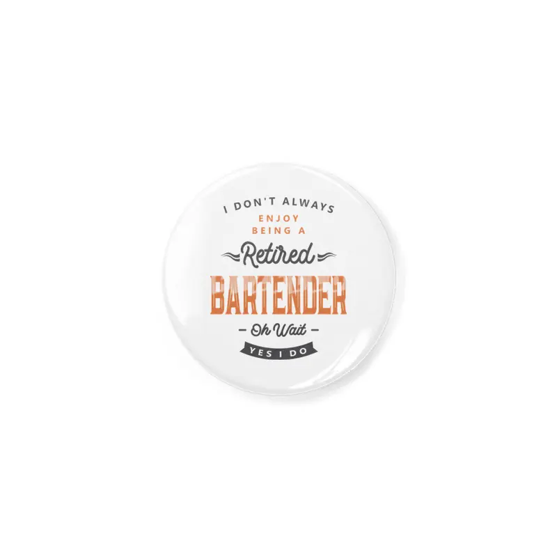 Bartender Funny Job Title Profession Birthday Worker Açacak