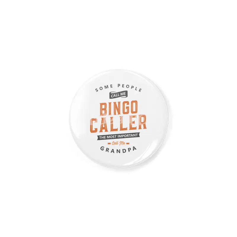 Bingo Caller Funny Job Title Profession Birthday Worker Açacak