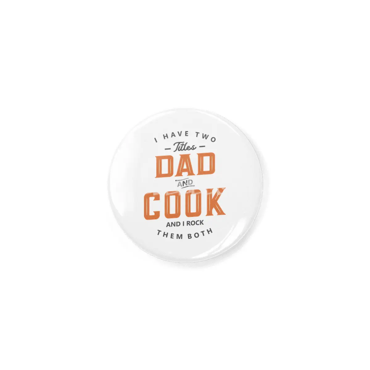Dad and Cook Funny Job Title Profession Birthday Worker Açacak