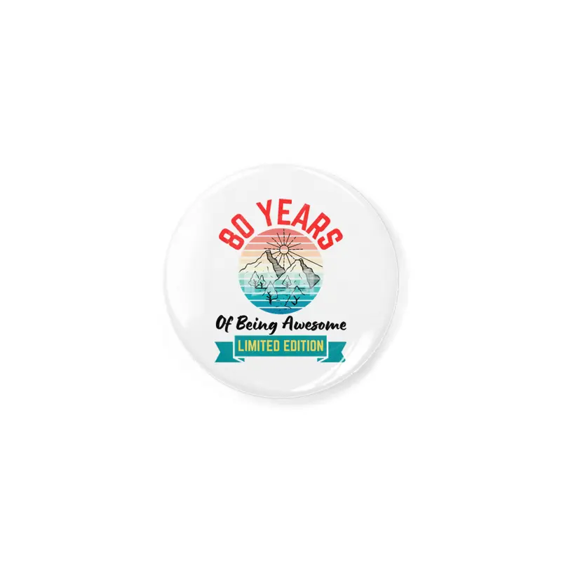80 Years of Being Awesome. Limited Edition Açacak