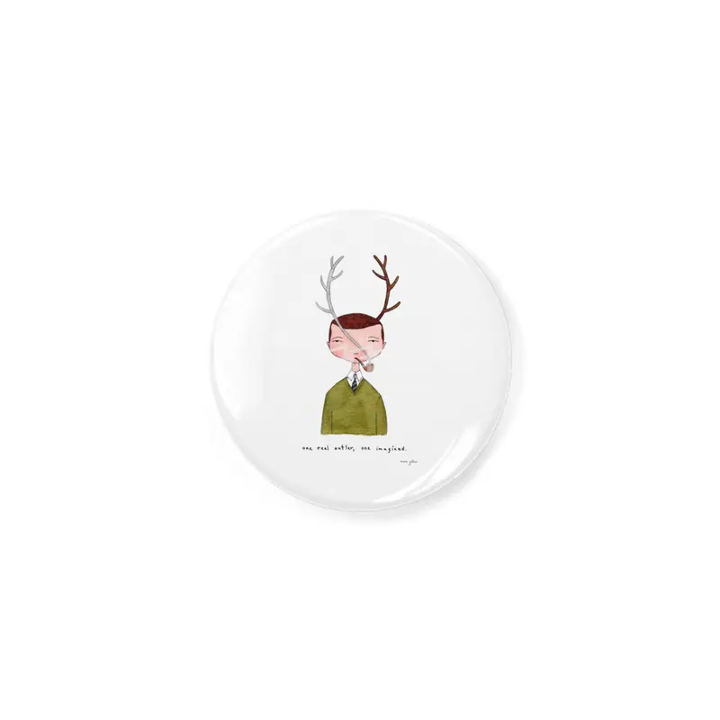 One real antler, one imagined Açacak