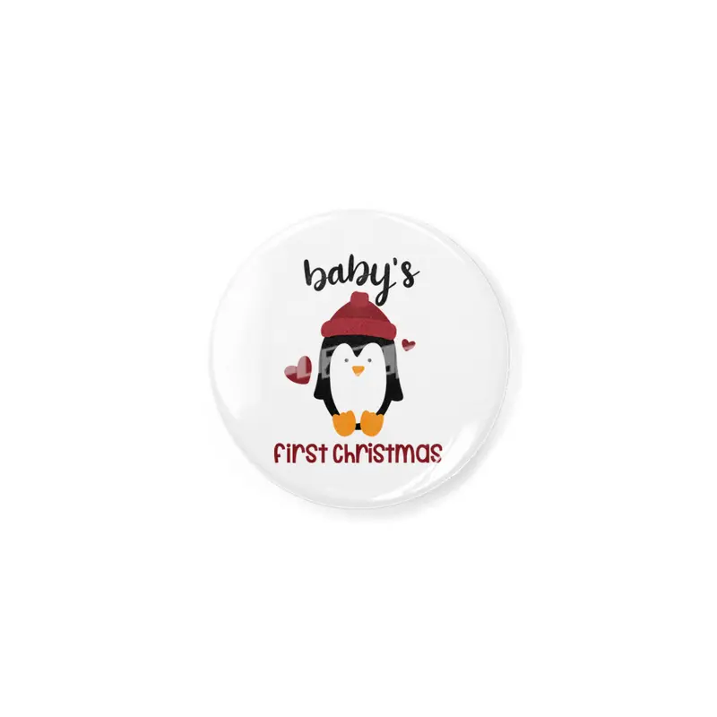 Babies First Christmas Merry Christmas Penguin Açacak