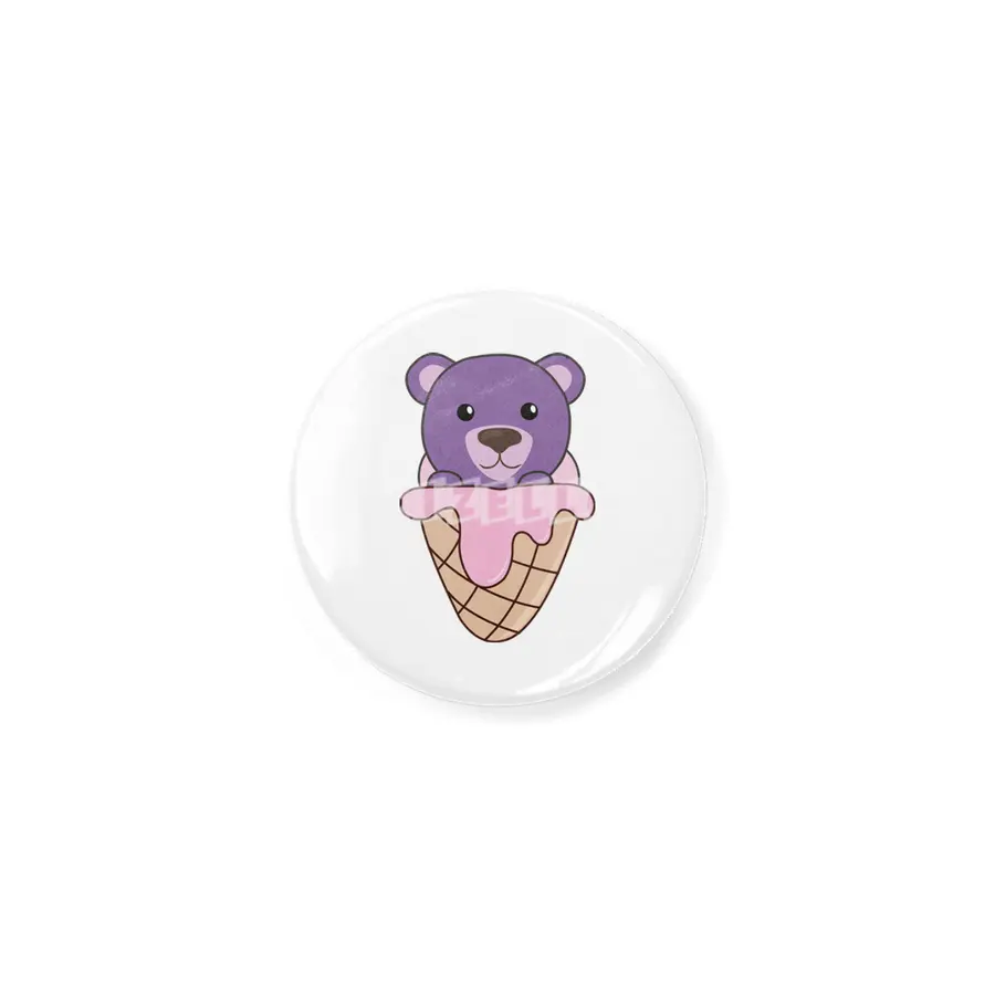 Bear Purple Pink Ice Cream Waffle Sweet Animals Açacak