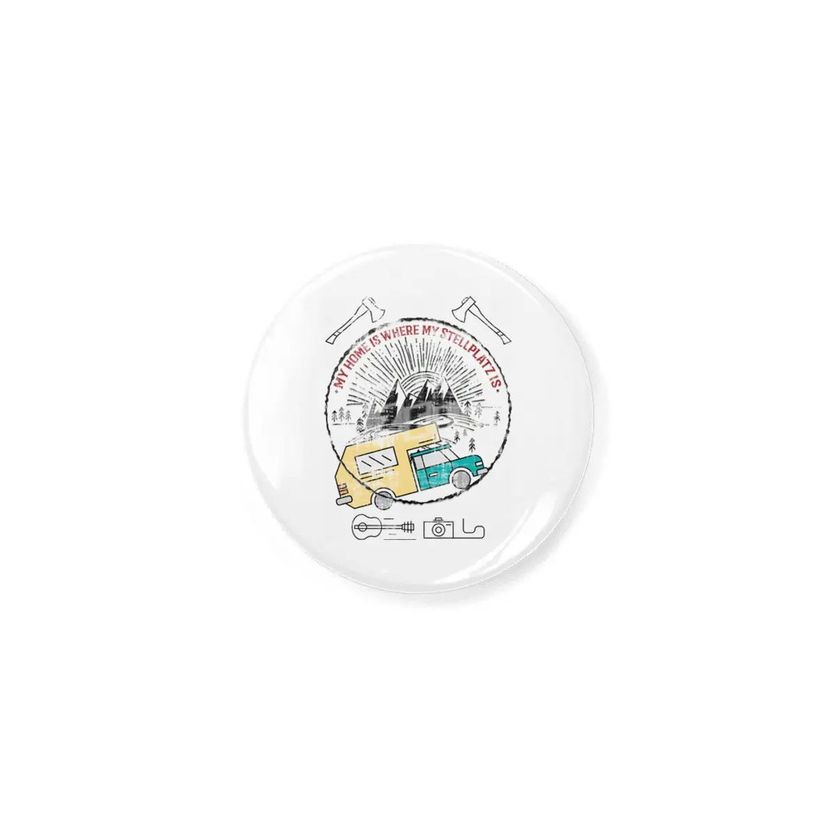 Camping Camper Vacation Motorhome Adventure Gift Açacak