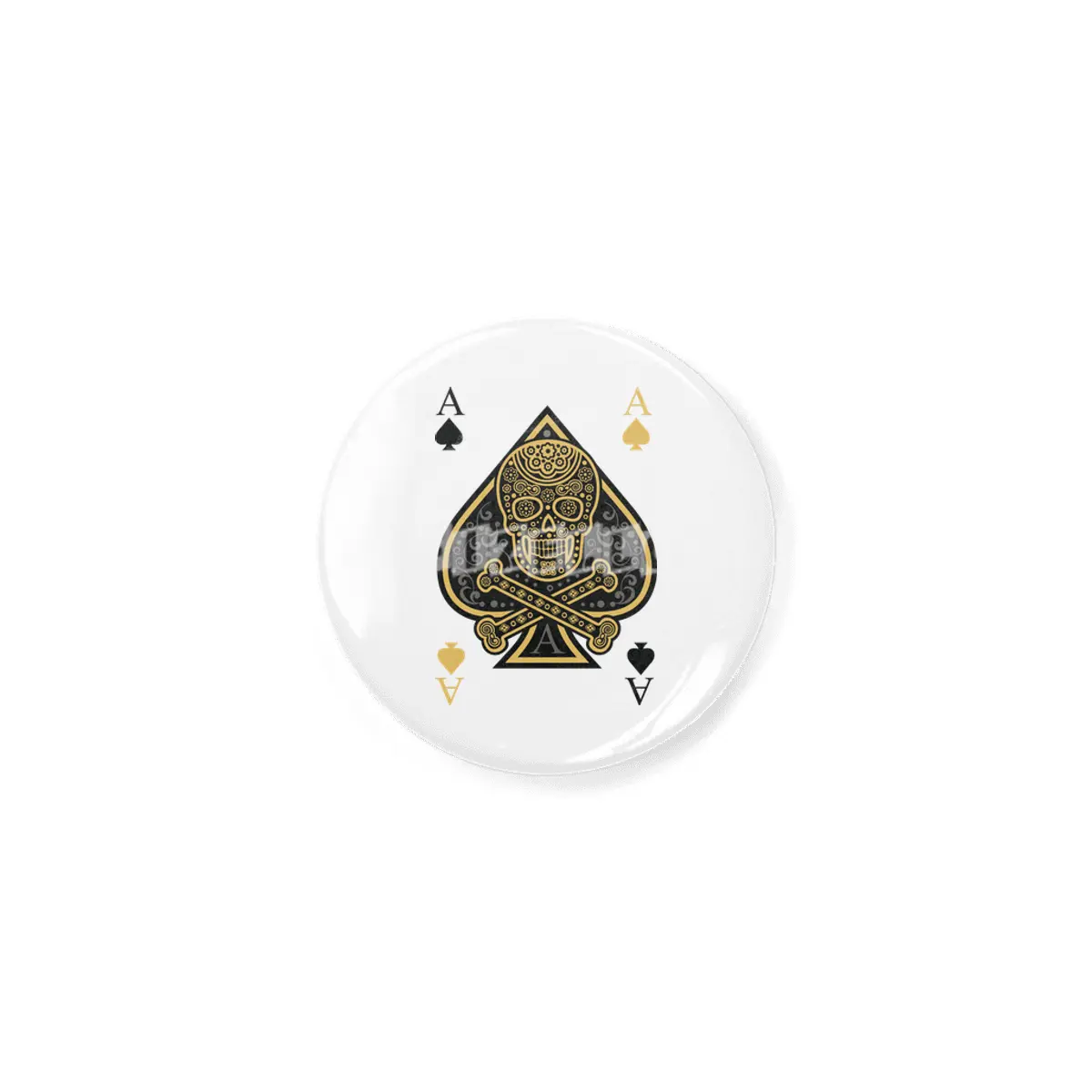 Poker Ace Of Spades Skull Las Vegas Gift Açacak