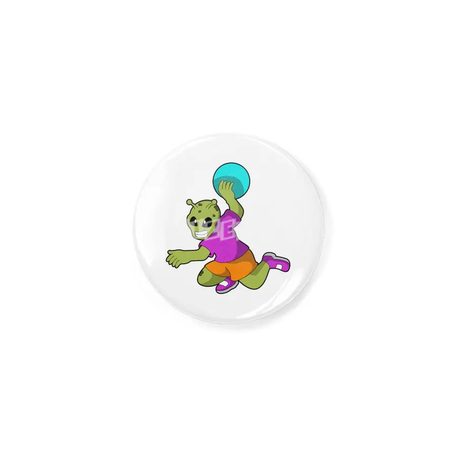 Alien at Handball player with Handball Açacak
