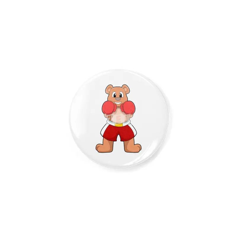 Bear as Boxer with Boxing gloves Açacak
