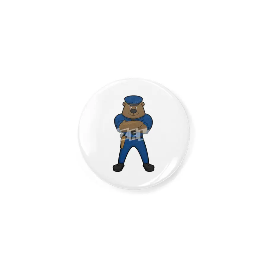 Bear as Police officer with Gun Açacak
