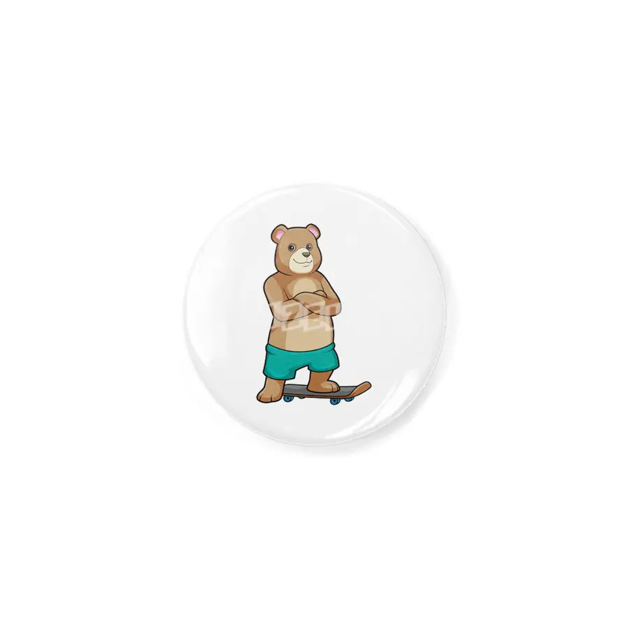 Bear as Skater with Skateboard Açacak