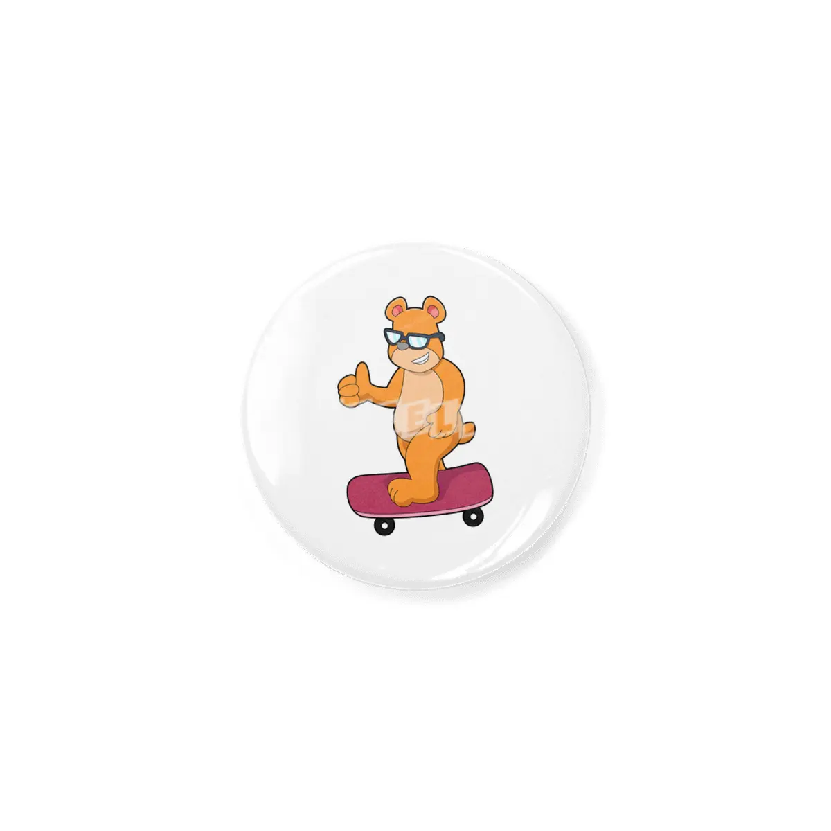 Bear as Skater with Skateboard Açacak