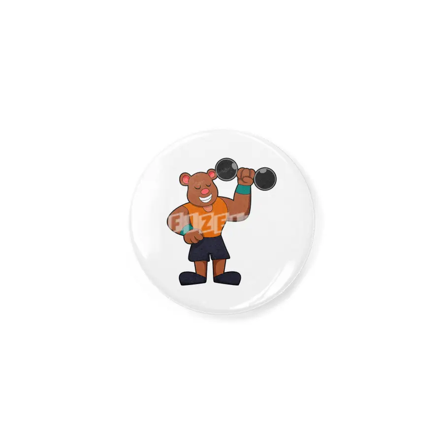 Bear at Bodybuilding with Dumbbell Açacak