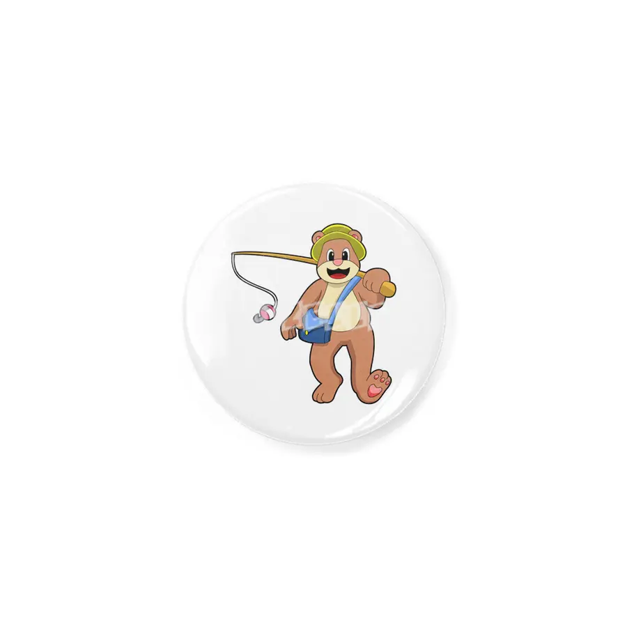 Bear at Fishing with Fishing rod Açacak