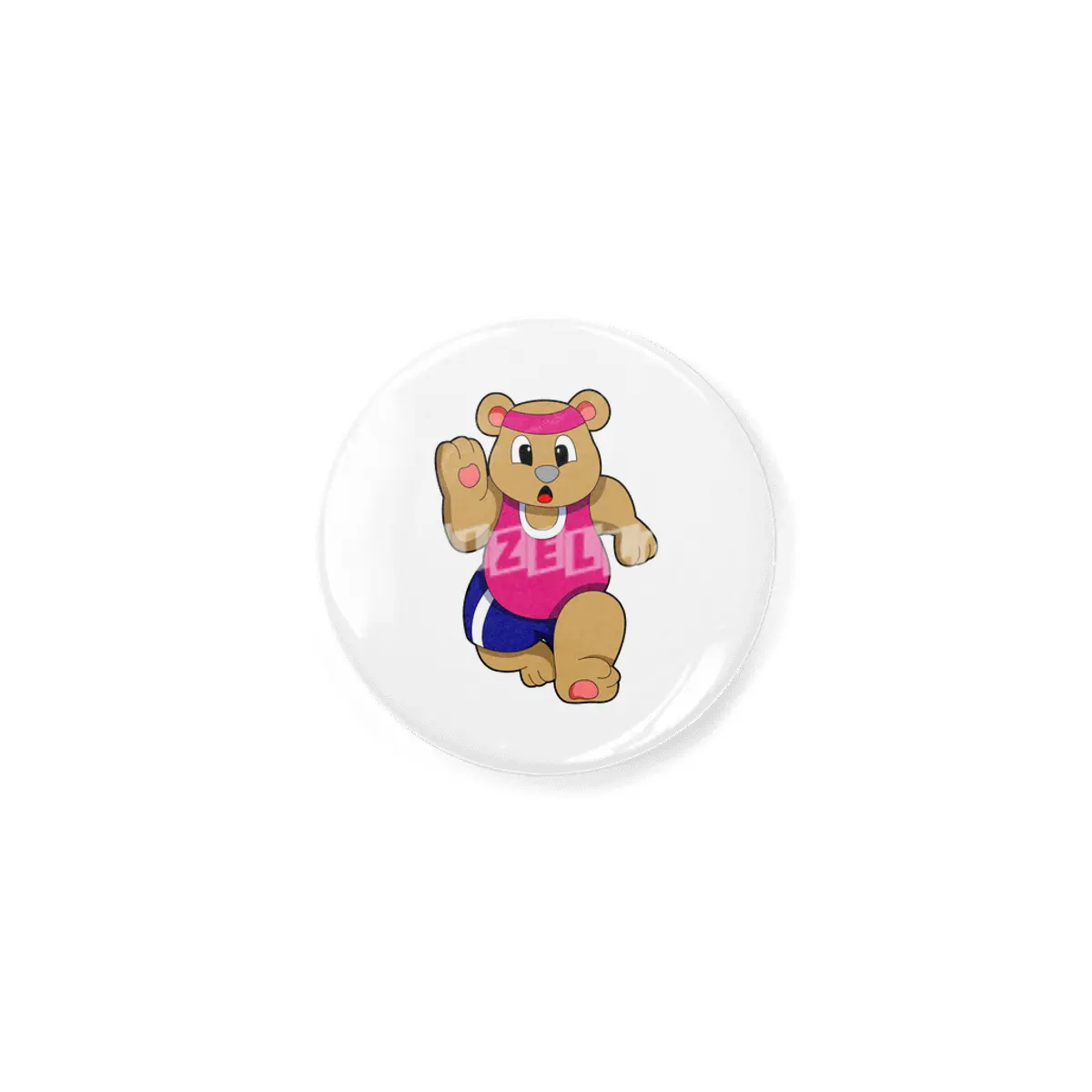 Bear at Fitness - Jogging with Headband Açacak
