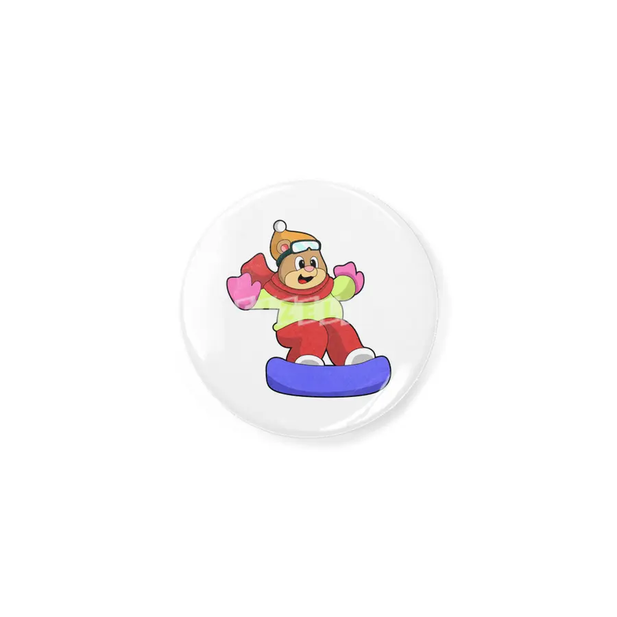 Bear at Snowboarding with Snowboard Açacak