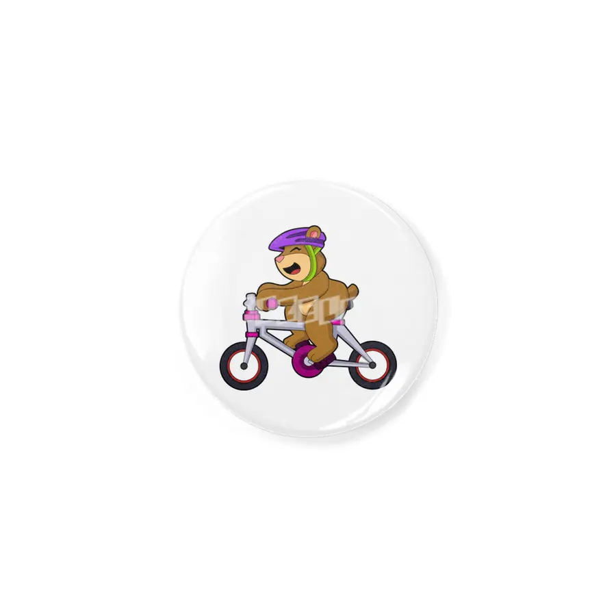 Bear with Bicycle & Helmet Açacak