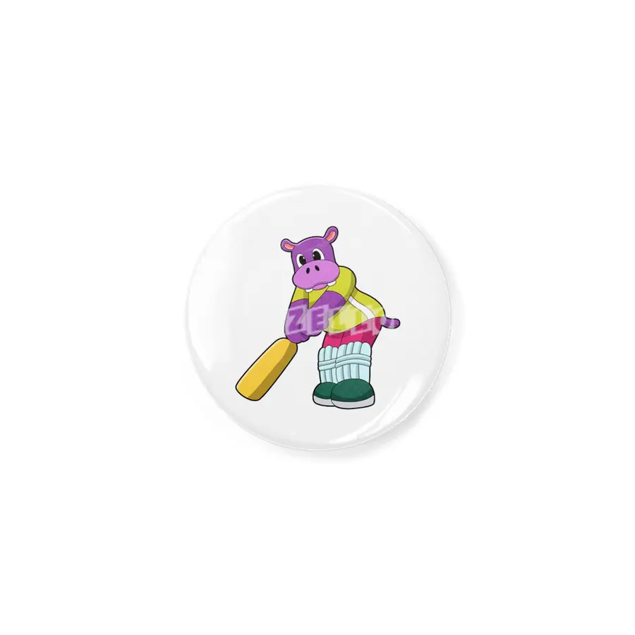 Hippo at Cricket with Cricket bat Açacak