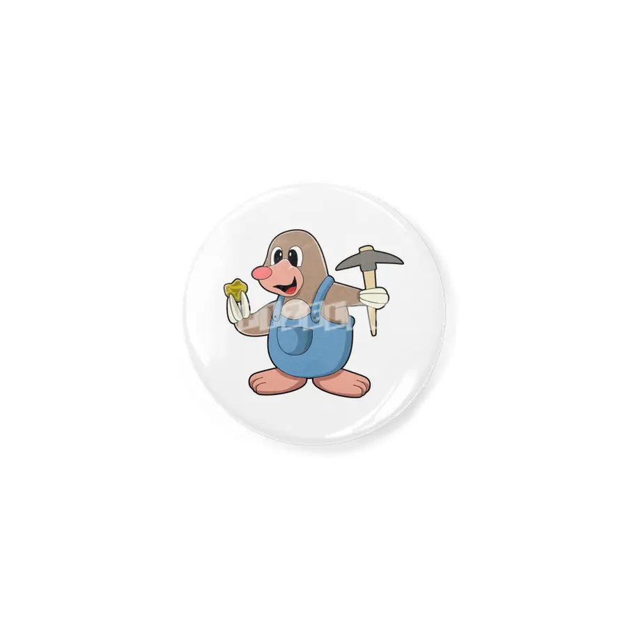 Mole as Miner with Gold Açacak