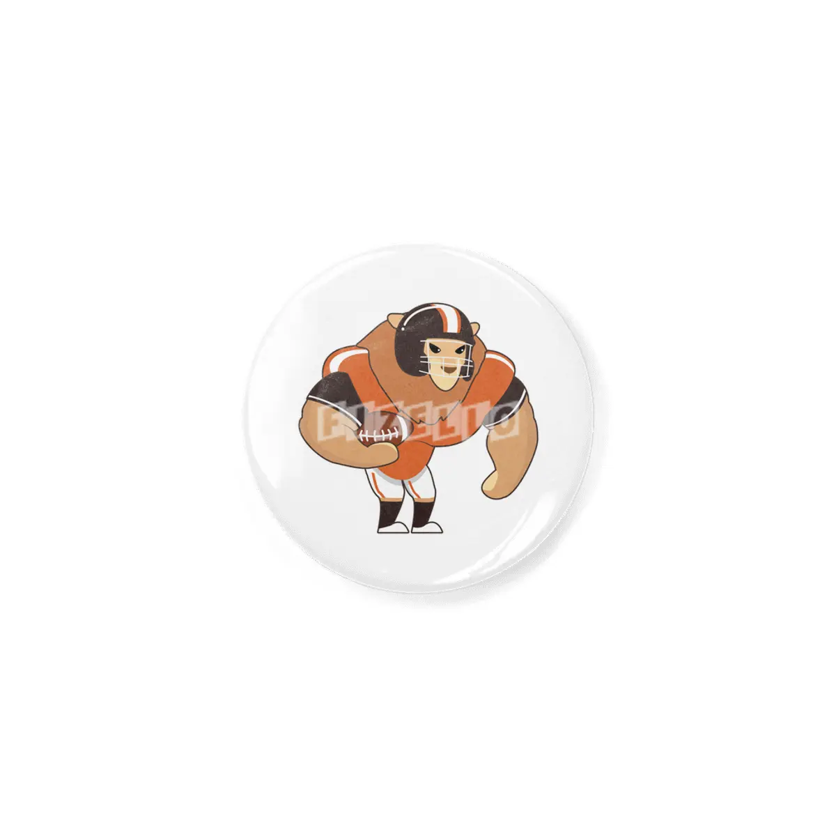 Lion as Football player with Football Açacak
