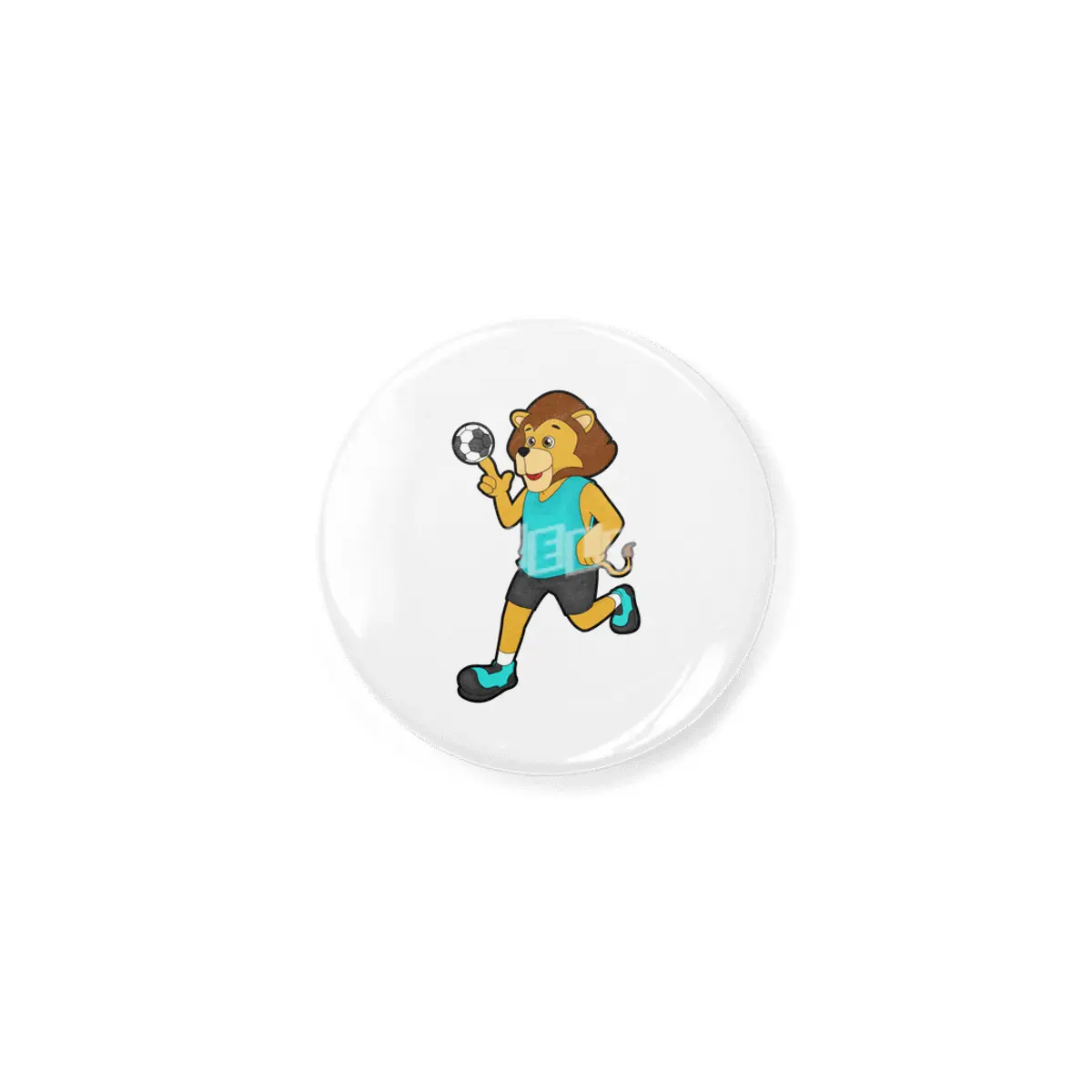 Lion at Handball player with Handball Açacak