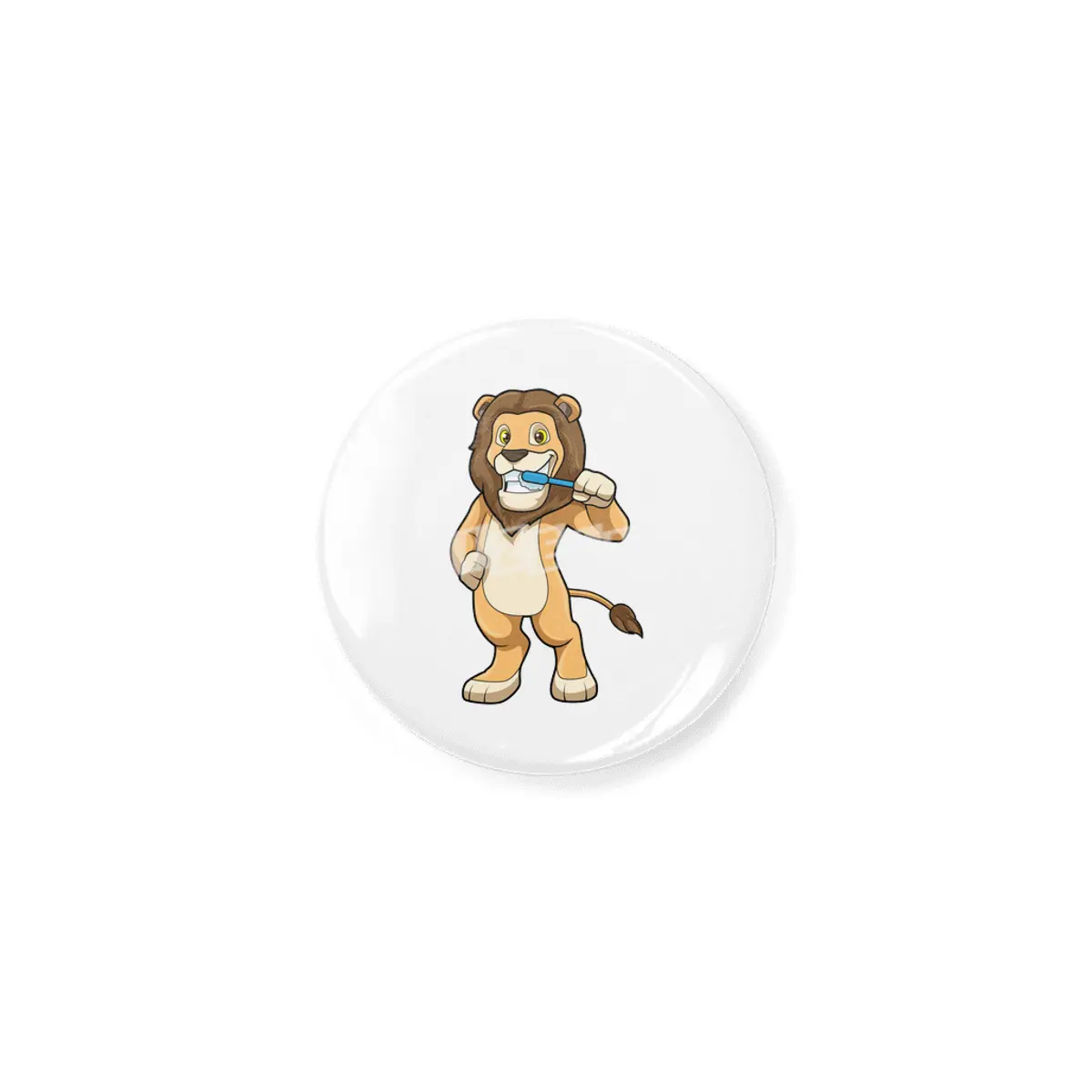 Lion with Toothbrush Açacak
