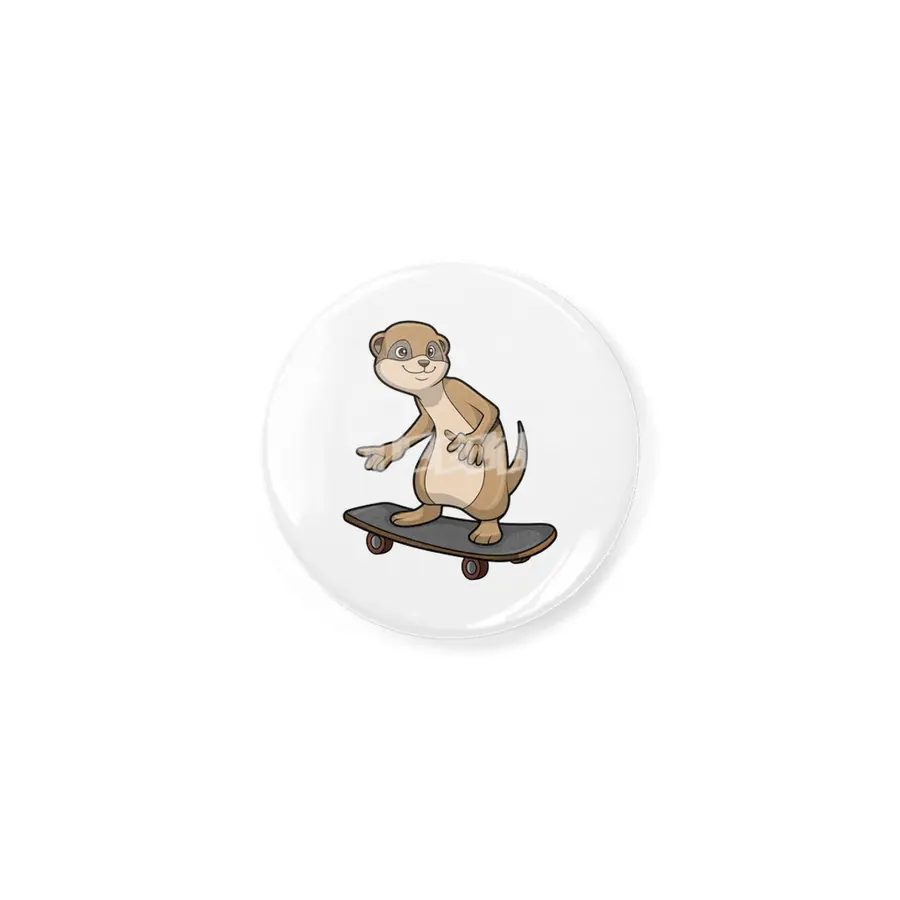 Meerkat as Skater with Skateboard Açacak