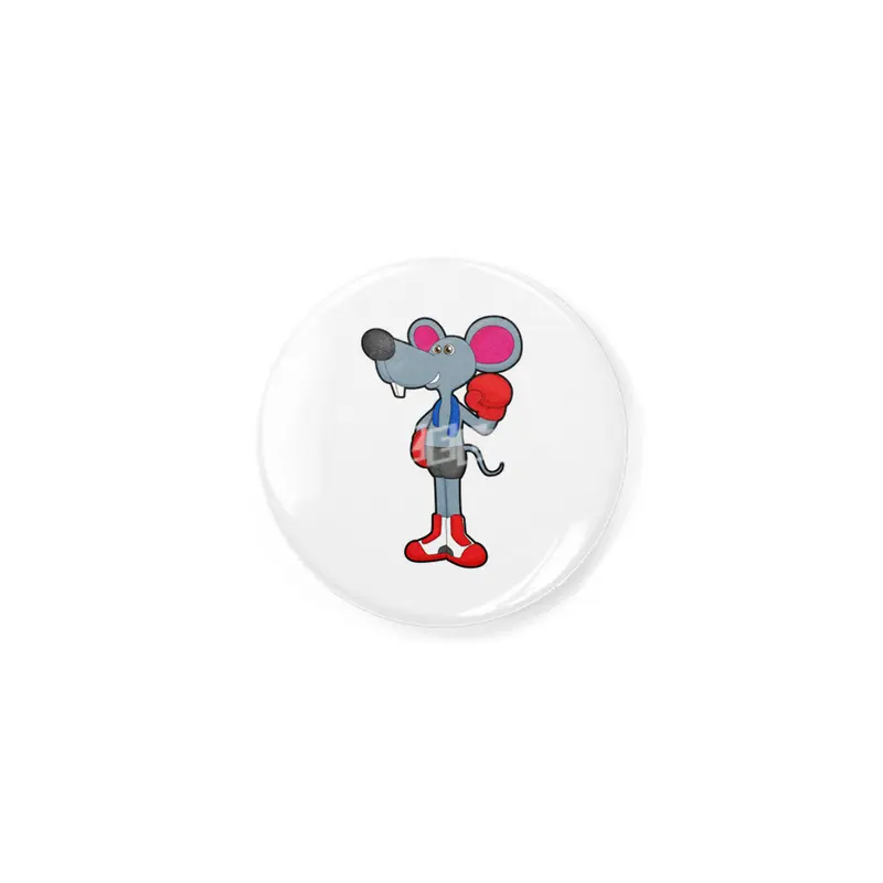 Mouse at Boxing with Boxing gloves Açacak