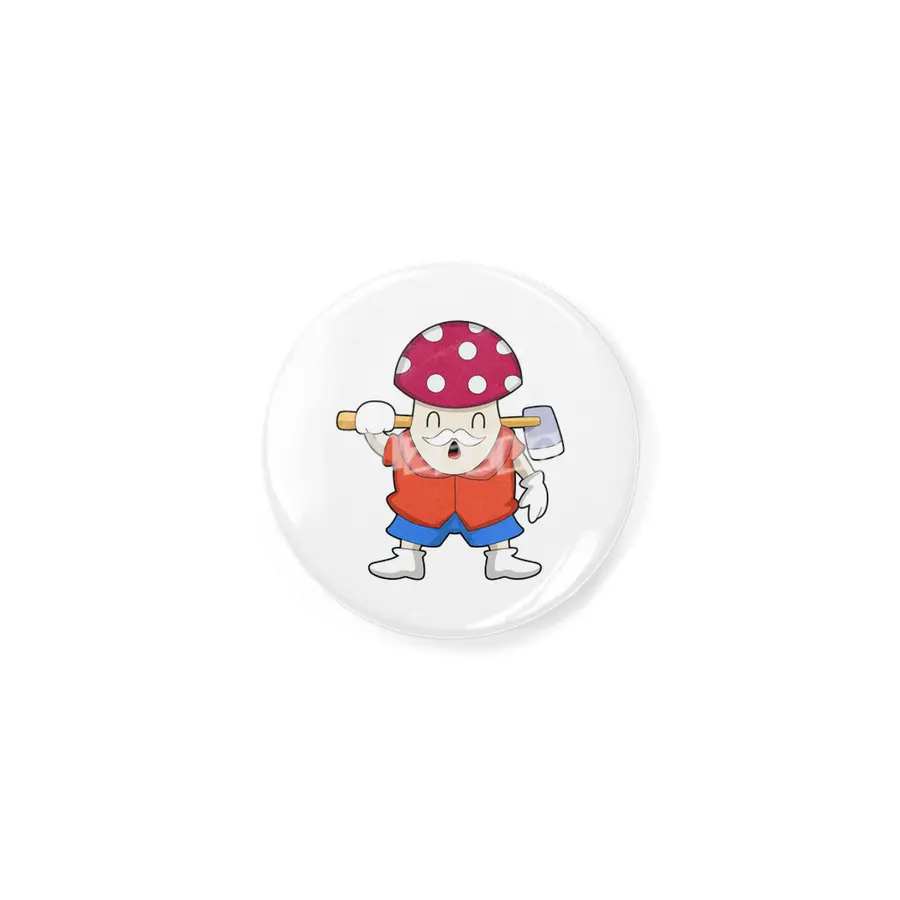 Mushroom as Farmer with Axe Açacak
