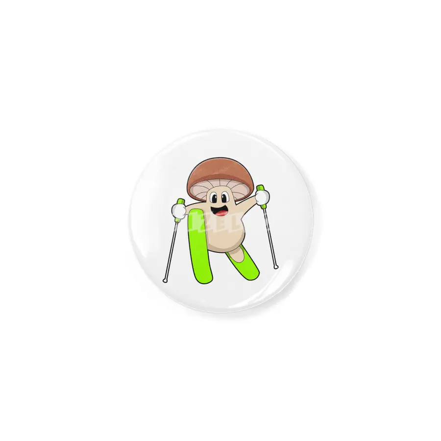 Mushroom as Skier with Ski Açacak