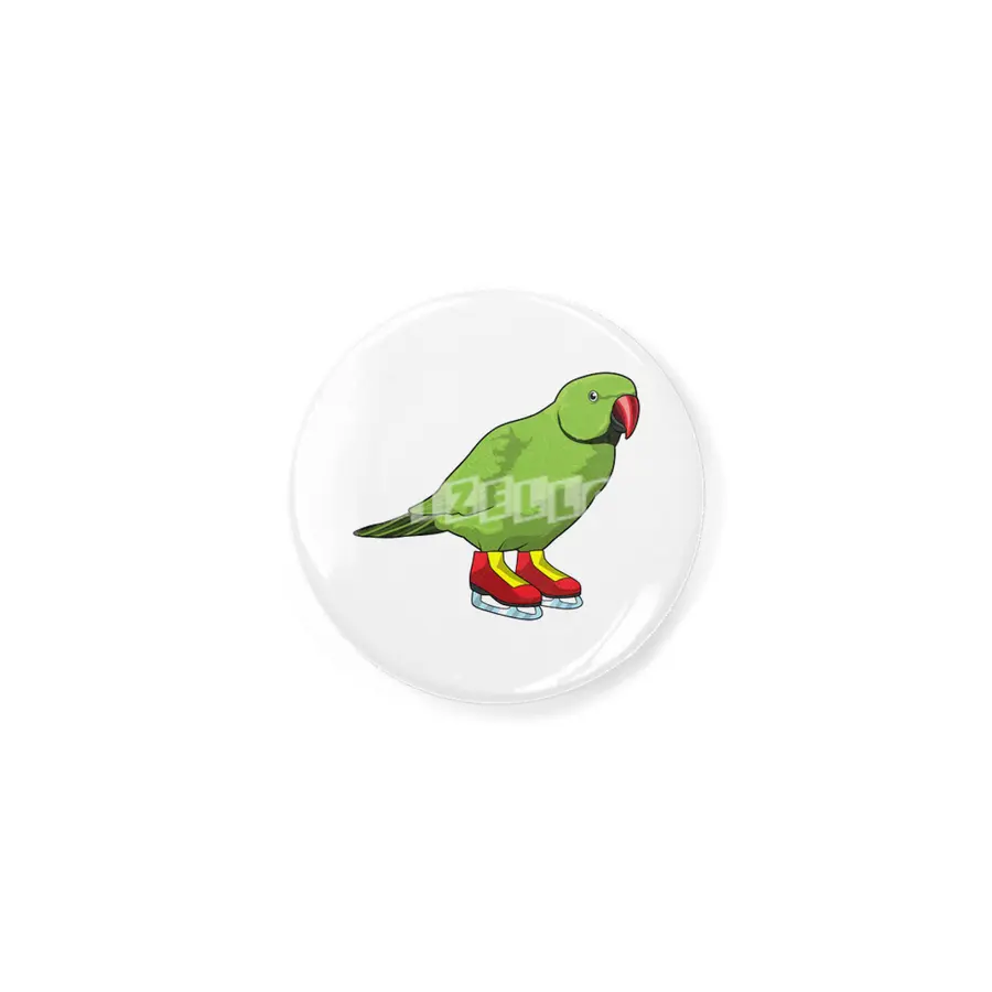 Parrot at Ice skating with Ice skates Açacak