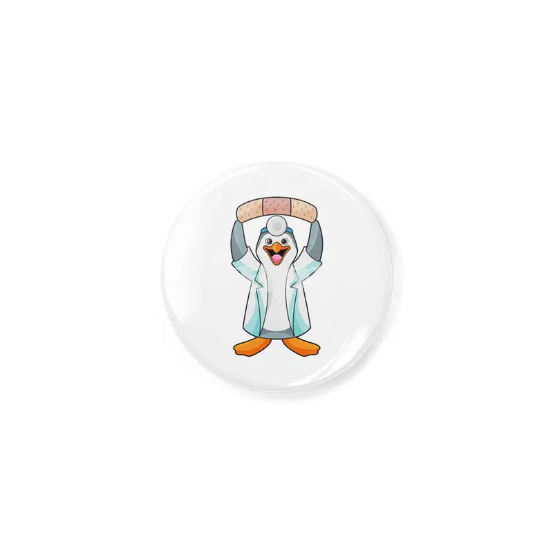 Penguin as Doctor with Plaster Açacak