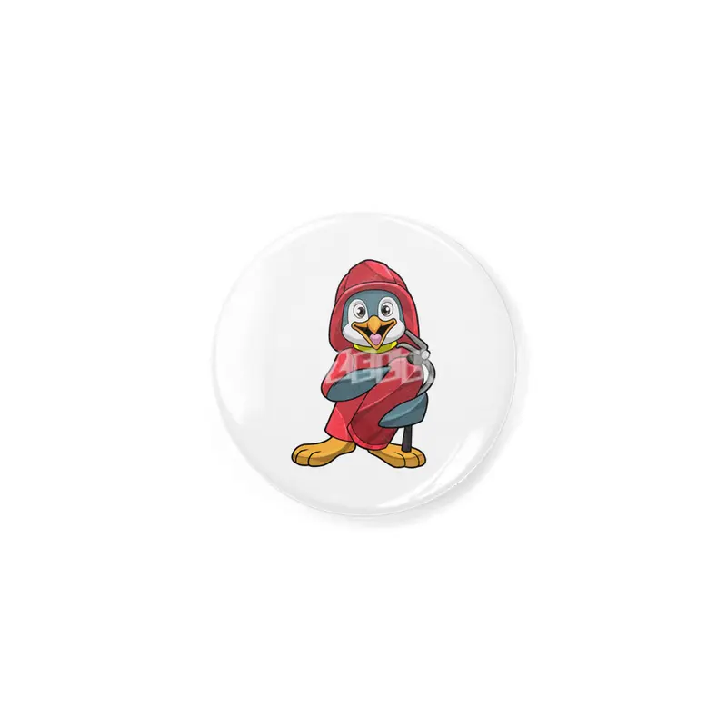 Penguin as Firefighter with Fire extinguisher Açacak
