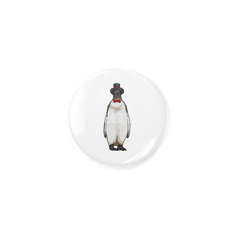 Penguin as Gentleman with Hat Açacak