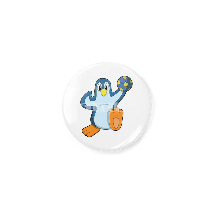 Penguin as Handball player with Handball Açacak