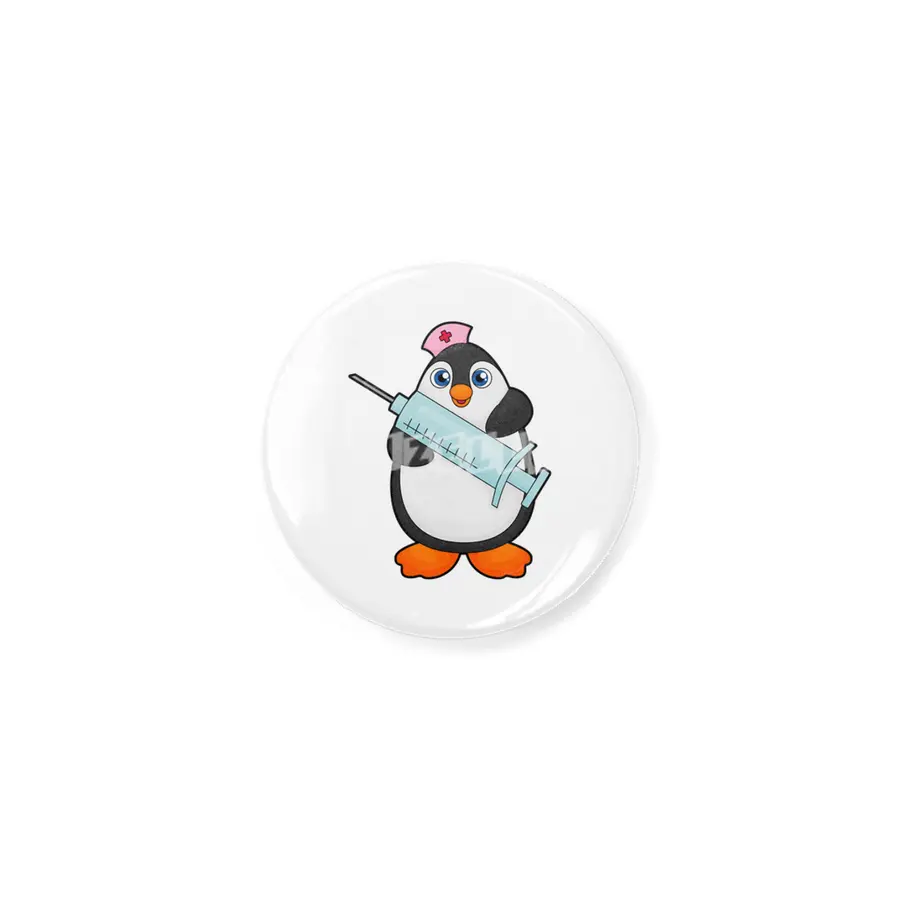 Penguin as Nurse at Vaccination with Syringe Açacak