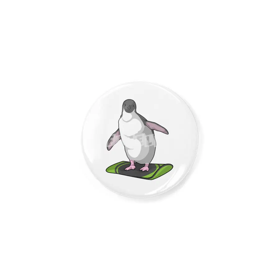 Penguin as Snowboarder with Snowboard Açacak